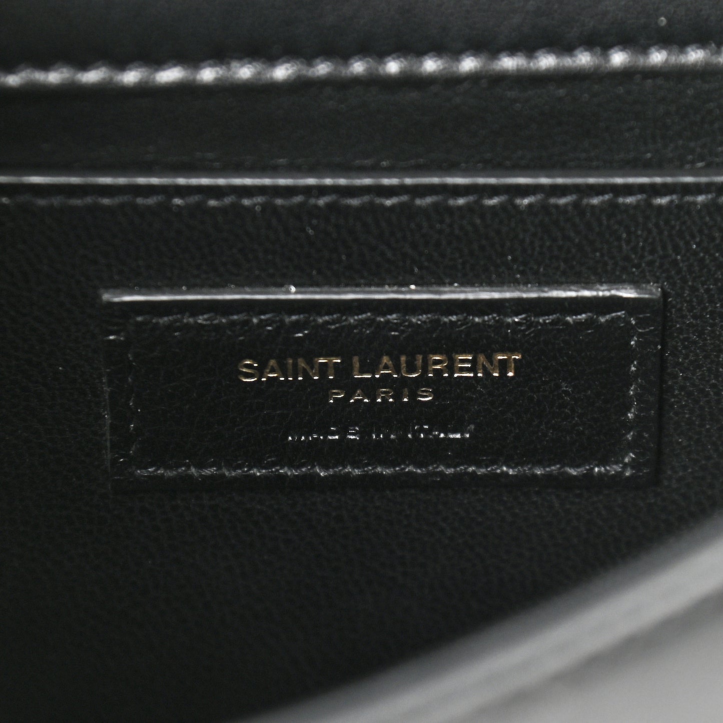Smooth Calfskin Small Spontini Saddle Bag Black