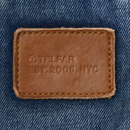 Telfar Denim Small Shopping Bag Blue 13 of 14