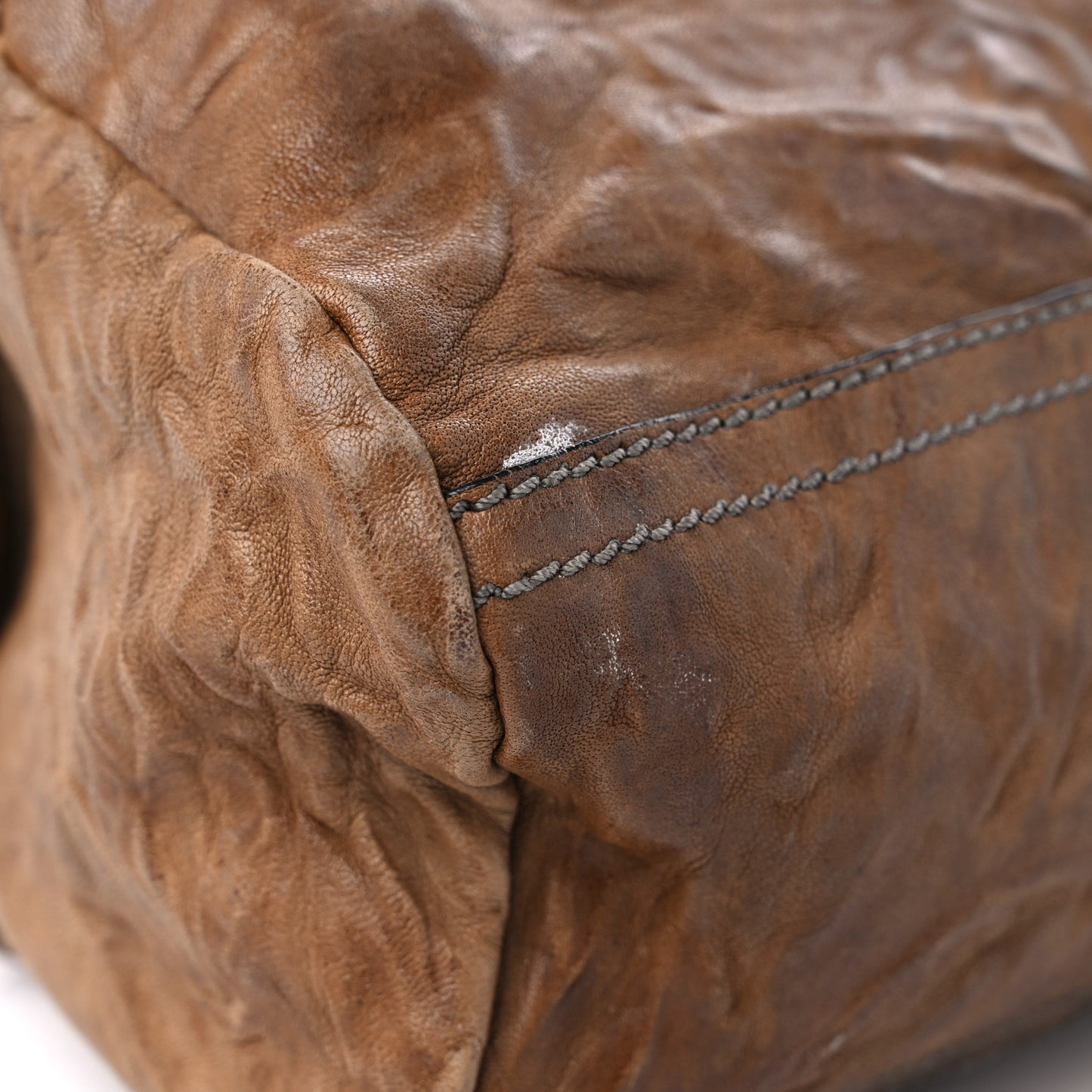 Tumbled Sheepskin Mini Pandora Brown
