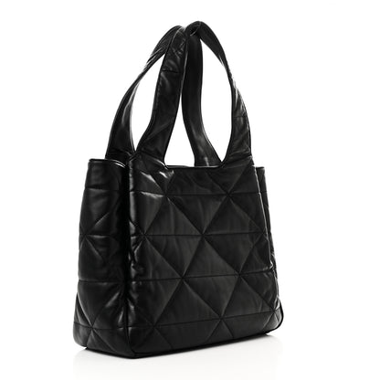 Prada Nappa Quilted Medium Dynamique Tote Black 3 of 10