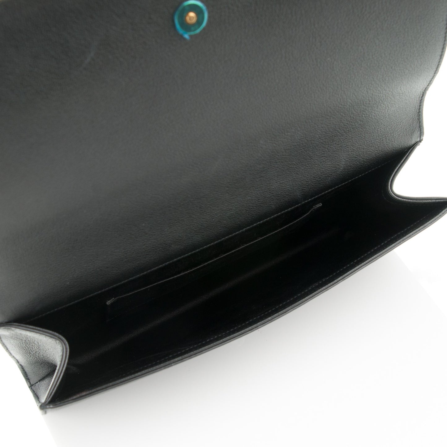 Calfskin Monogram Large Belle De Jour Clutch Black