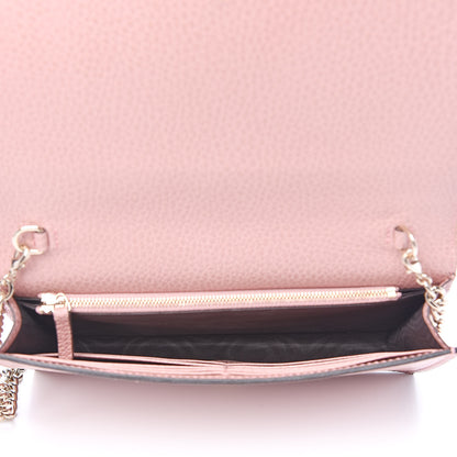 Gucci Dollar Calfskin Medium Betty Chain Wallet Soft Pink 5 of 10