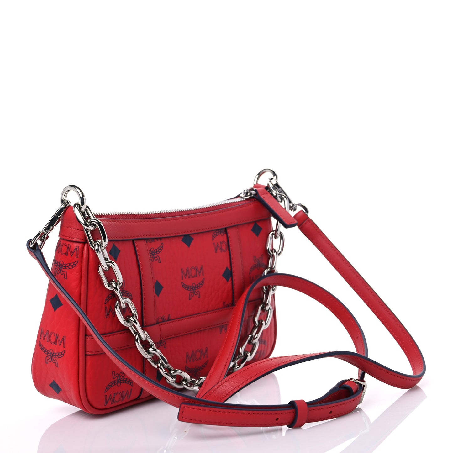 Visetos Mini Aren Chain Crossbody Bag Candy Red
