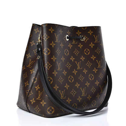 Louis Vuitton Monogram Neonoe MM Black 2 of 8