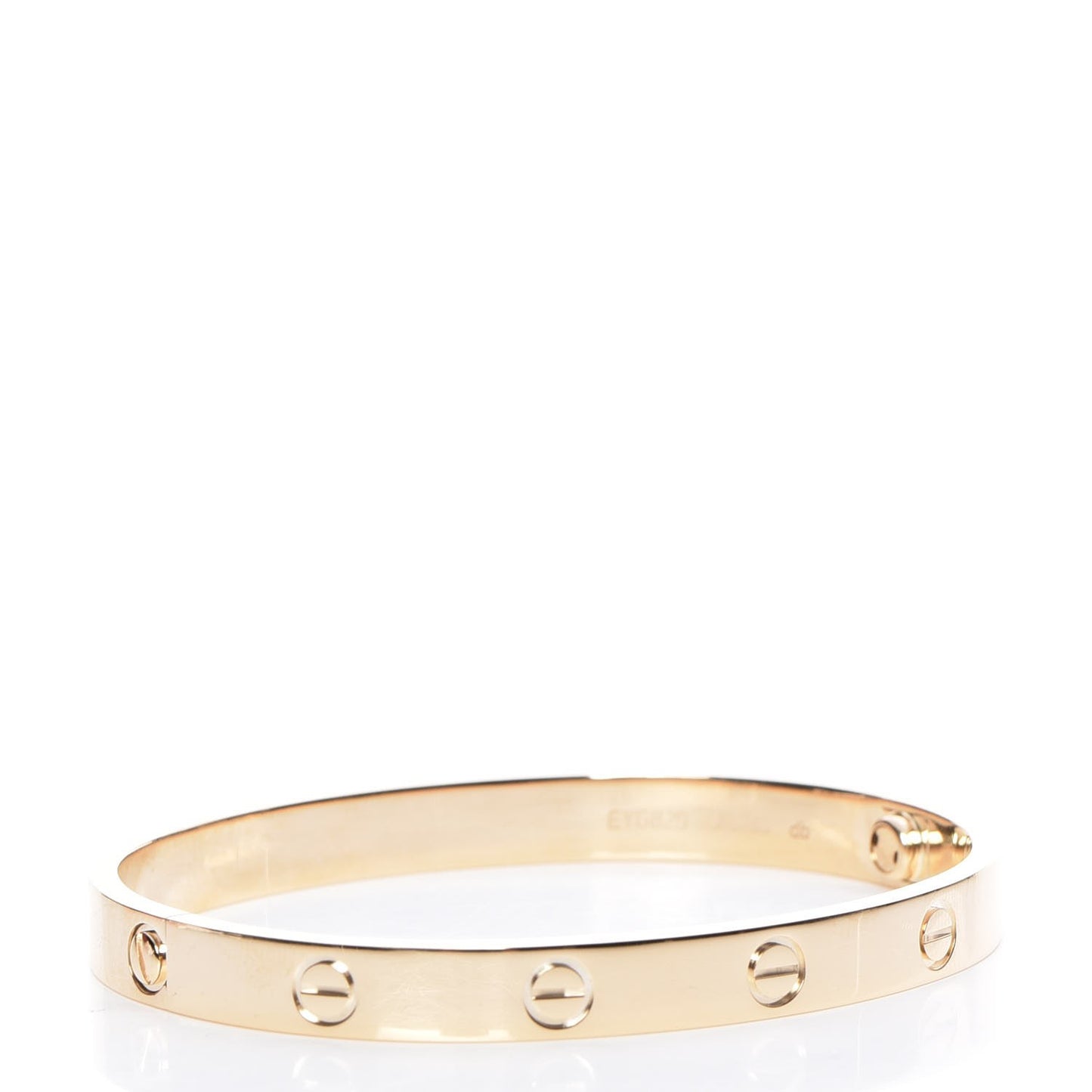 18K Yellow Gold LOVE Bracelet 17