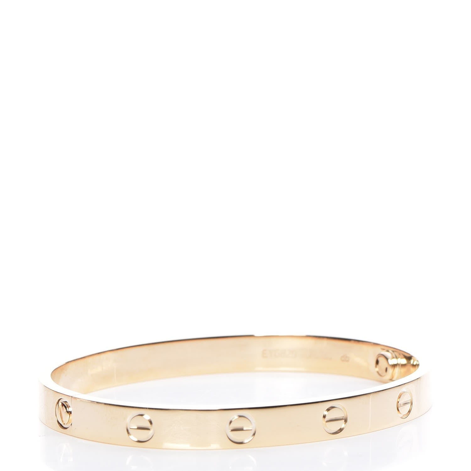 Cartier 18K Yellow Gold LOVE Bracelet 17 3 of 9