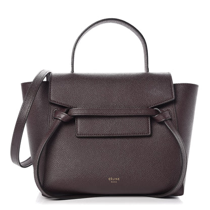Celine Grained Calfskin Nano Belt Bag Brown 1 of 7
