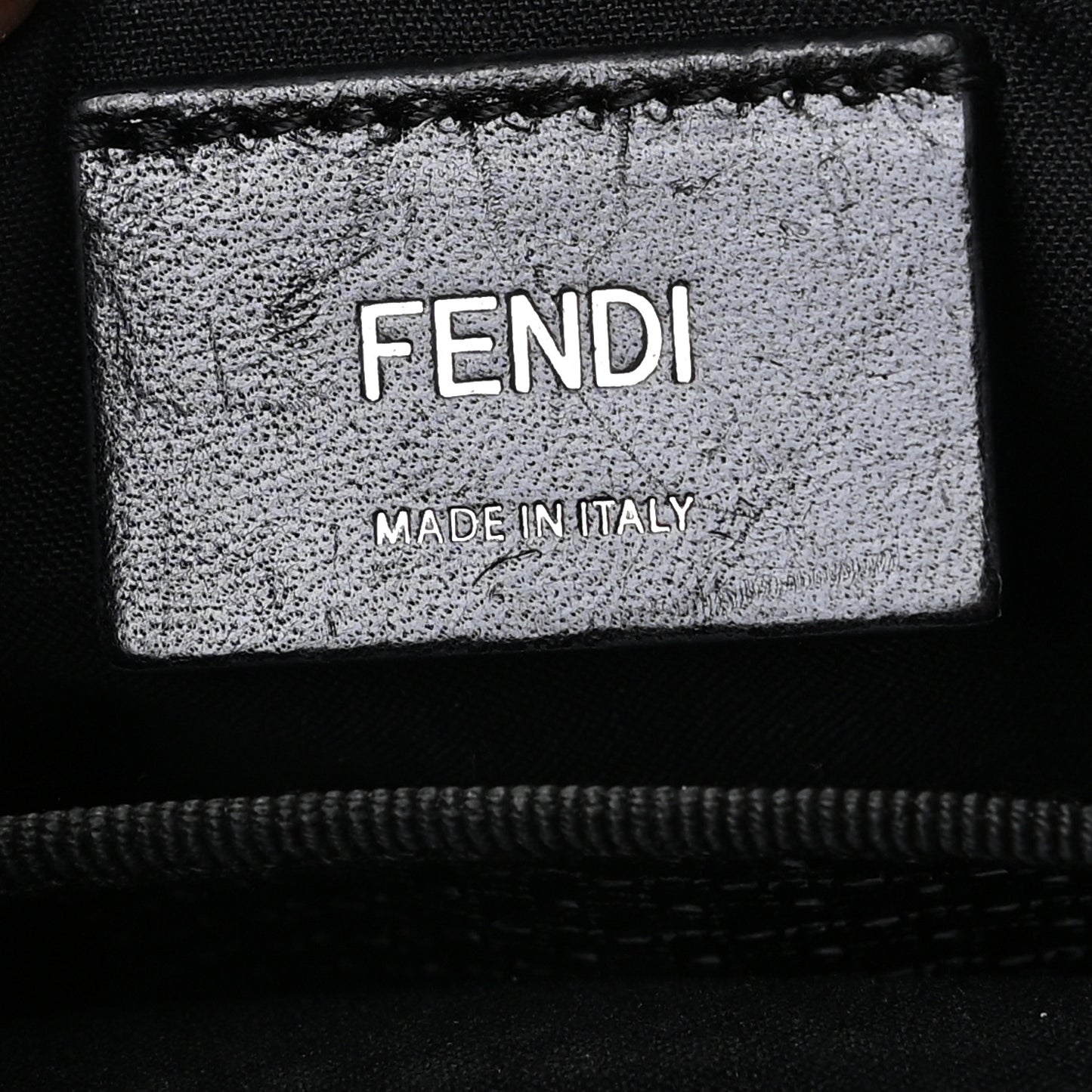 Neoprene Mesh Vitello Grace FF Pocket Belt Bag Black