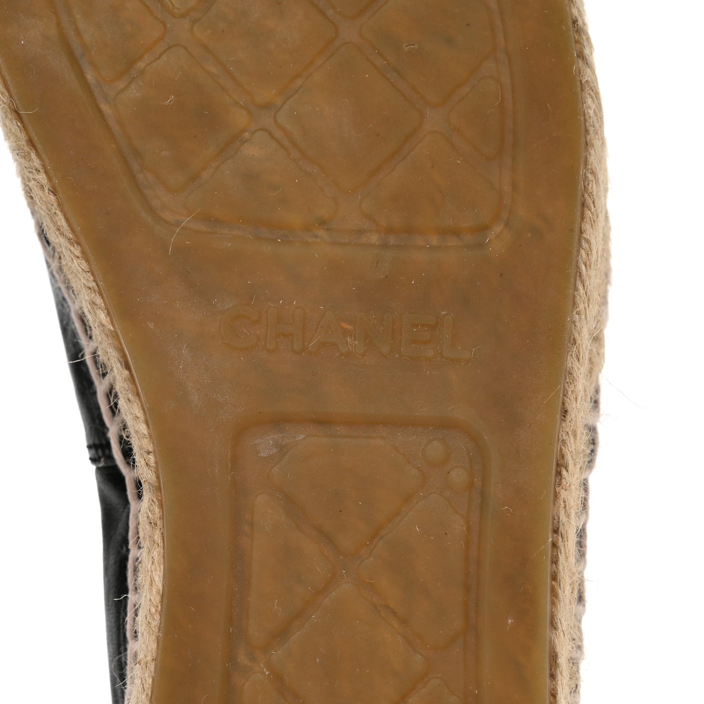 Lambskin CC Espadrilles 41 Black