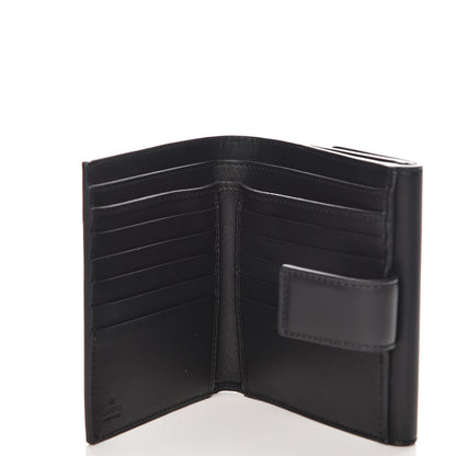 Gucci GG Supreme Monogram French Flap Wallet Black 5 of 8
