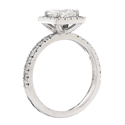 Parker & West by FASHIONPHILE 18K White Gold Diamond .96ctw Princess Cut Engagement Ring  52 6 6 of 10