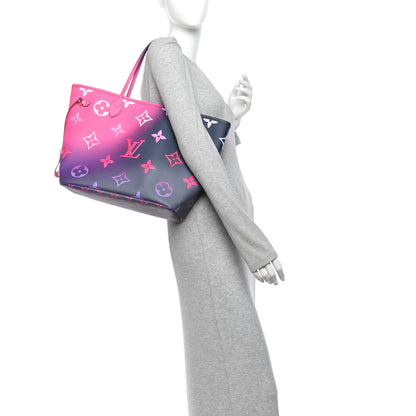 Louis Vuitton Monogram Giant Spring In The City Neverfull MM Midnight Fuchsia 2 of 10