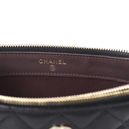 Chanel Caviar Quilted Small Clutch With Chain Black 7 of 13