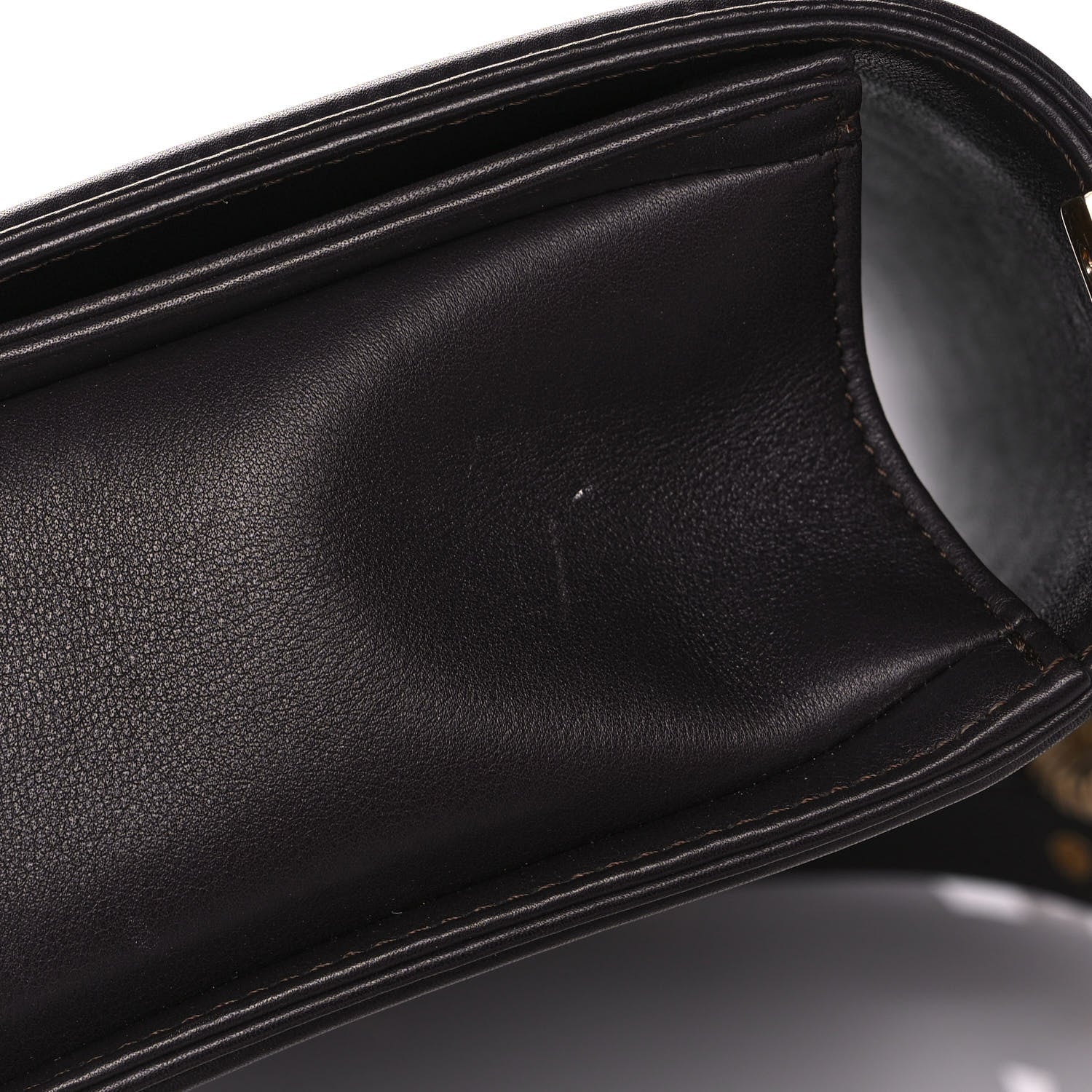Chanel Calfskin Quilted New Medium Boy Flap Dark Brown 12 of 15