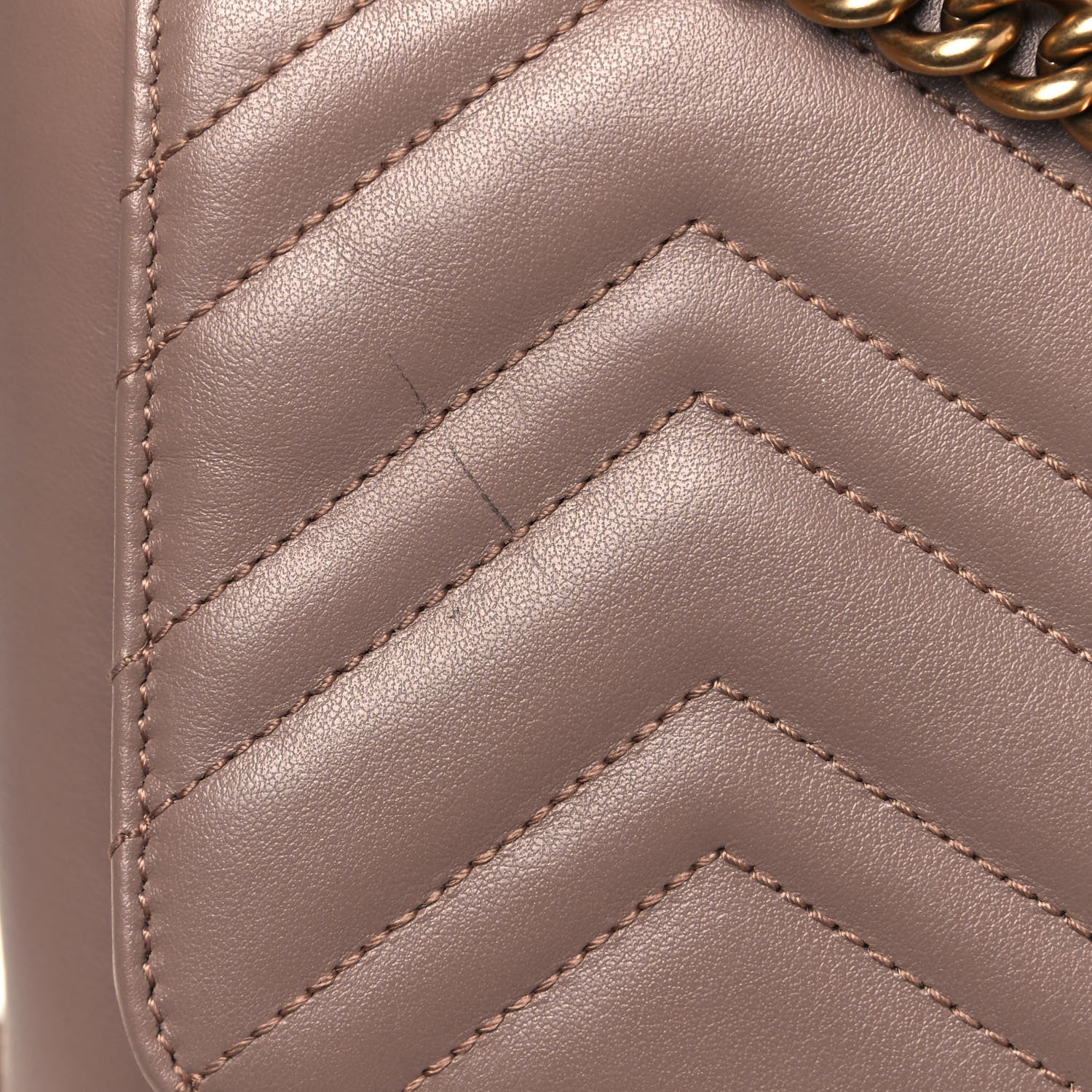 Gucci Calfskin Matelasse Large GG Marmont Shoulder Bag Porcelain Rose 16 of 19