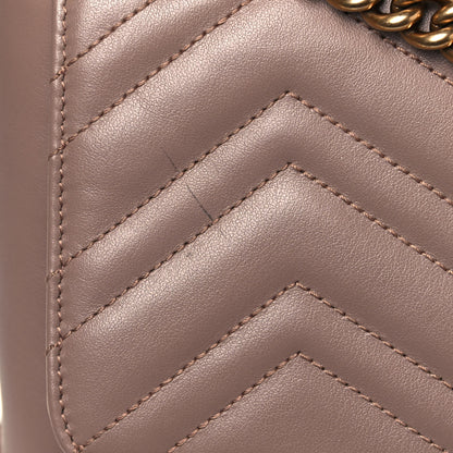 Gucci Calfskin Matelasse Large GG Marmont Shoulder Bag Porcelain Rose 16 of 19