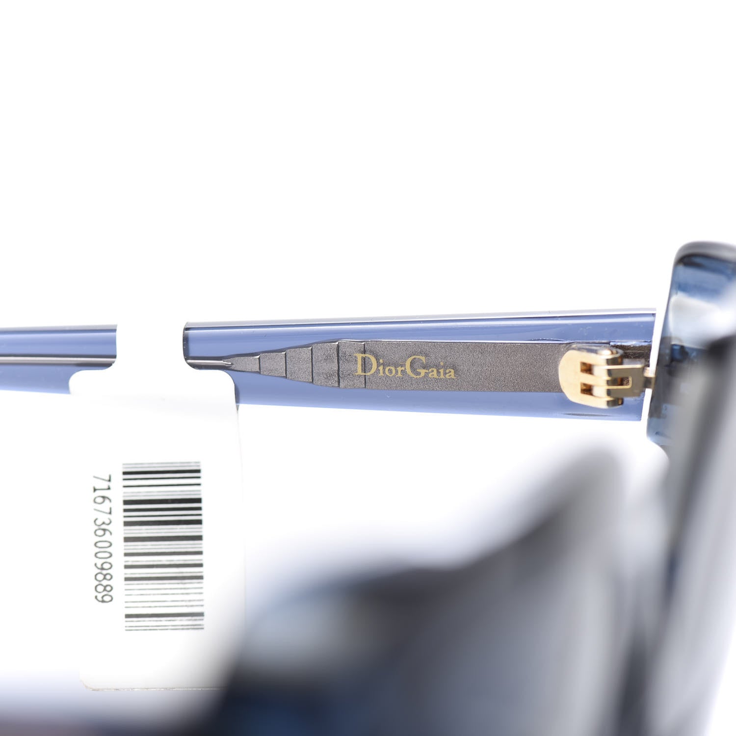 Christian Dior Square DiorGaia Sunglasses Blue 5 of 7