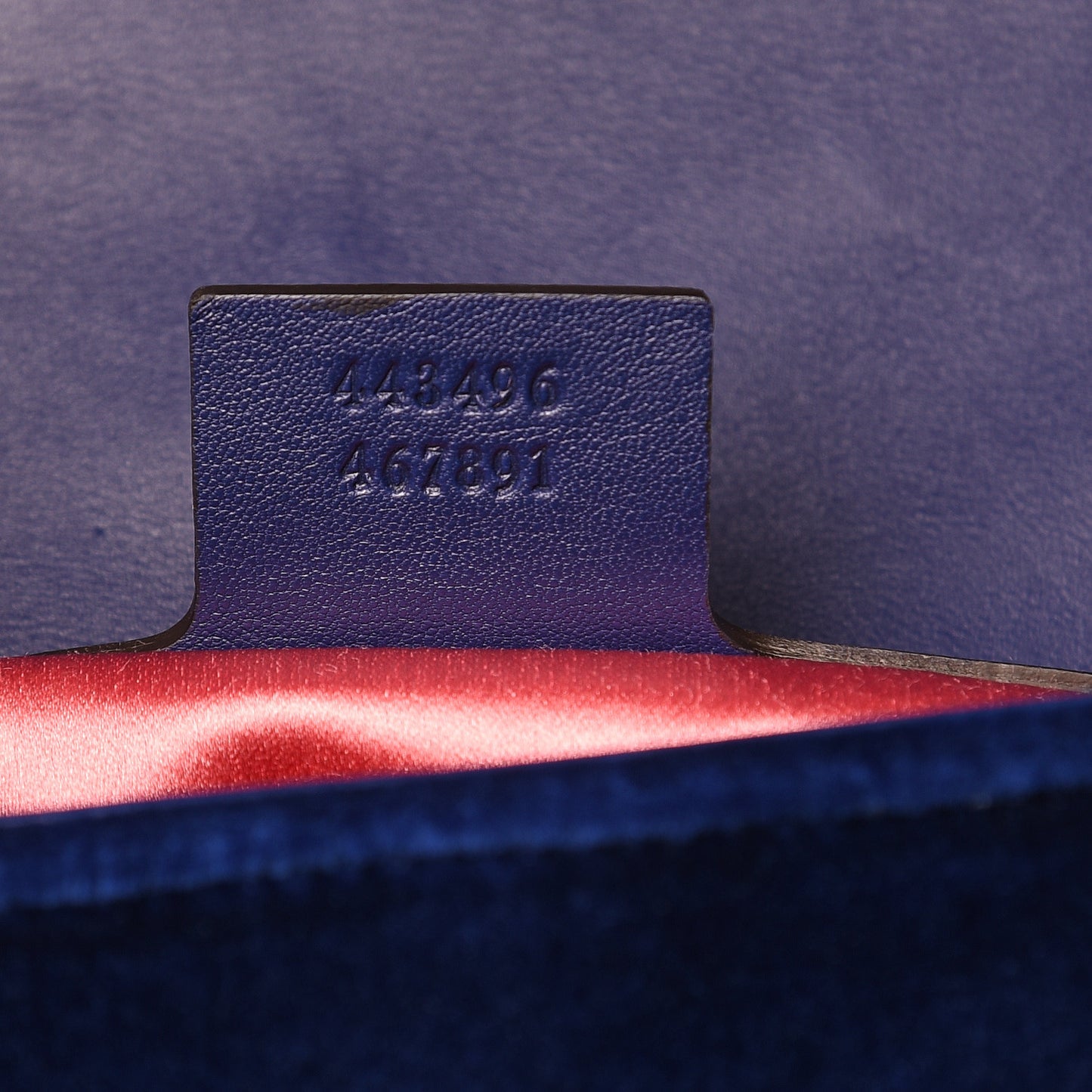 Velvet Matelasse Medium GG Marmont Shoulder Bag Cobalt Blue
