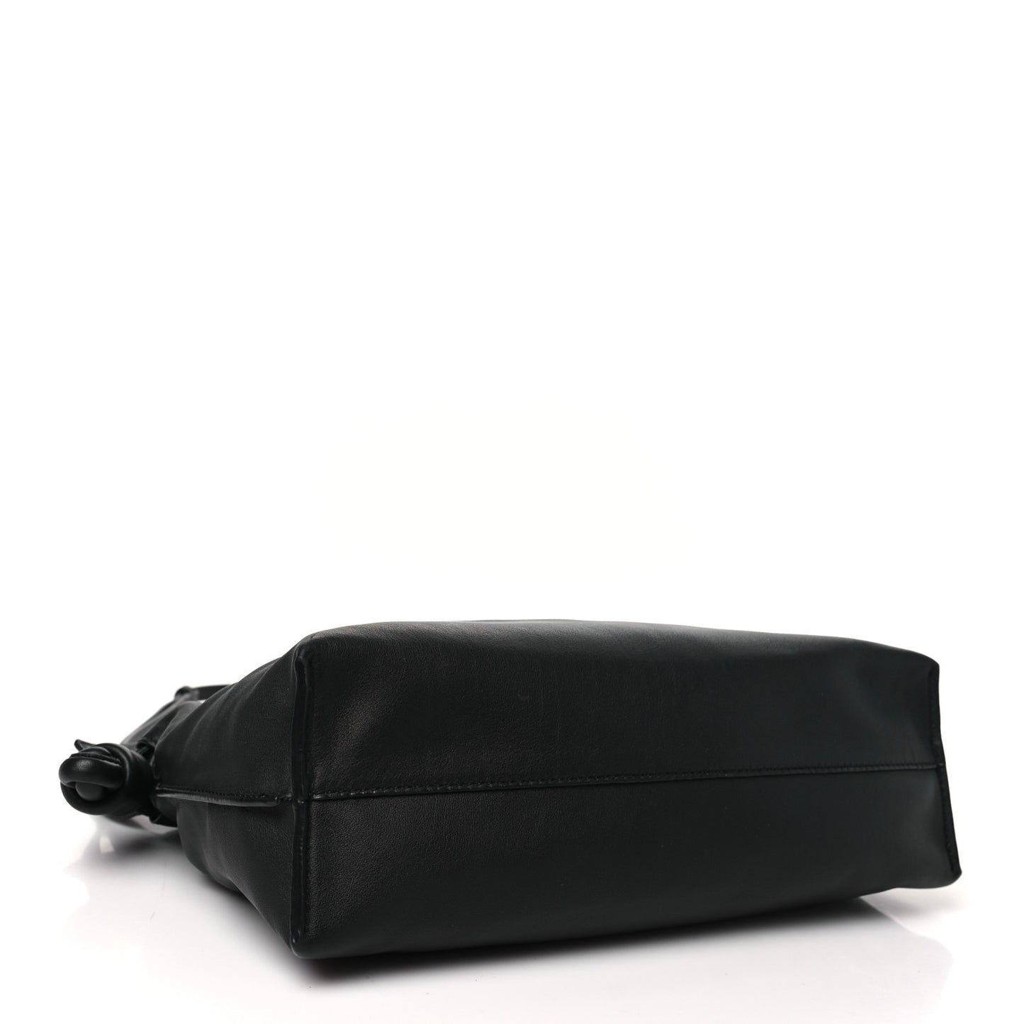 Nappa Medium Flamenco Knot Bag Black