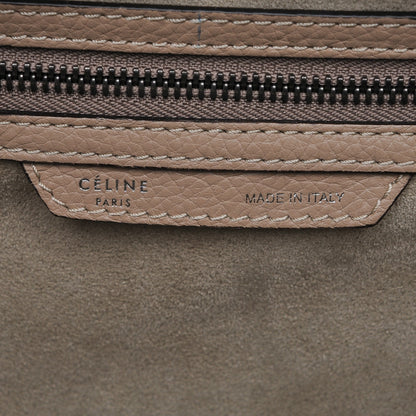 Celine Drummed Calfskin Mini Luggage Dune 6 of 6