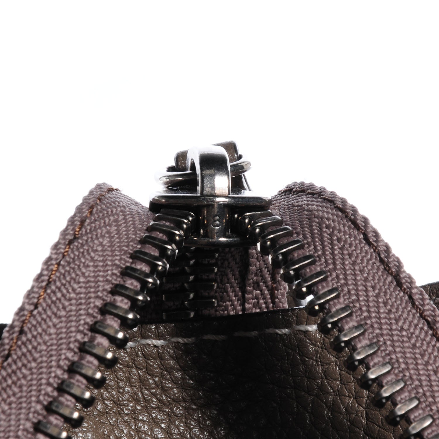 Celine Drummed Calfskin Micro Luggage Souris 8 of 9