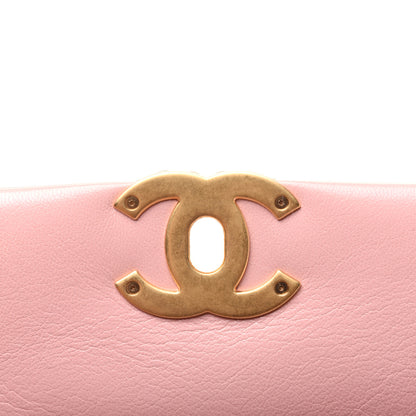 Chanel Goatskin Quilted Medium 19 Flap Light Pink 15 of 18
