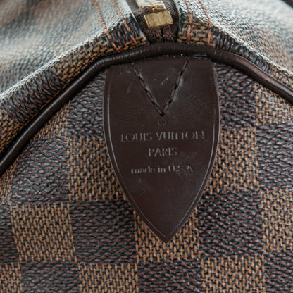 Louis Vuitton Damier Ebene Speedy 35 6 of 9