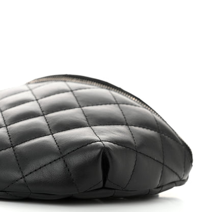 Chanel Calfskin Quilted Waist Belt Bag Black 10 of 10