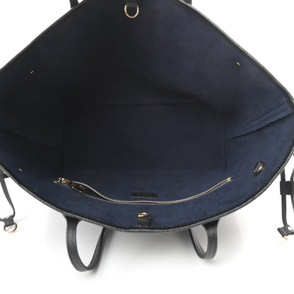 Louis Vuitton Empreinte Monogram Giant Neverfull MM Black 5 of 10