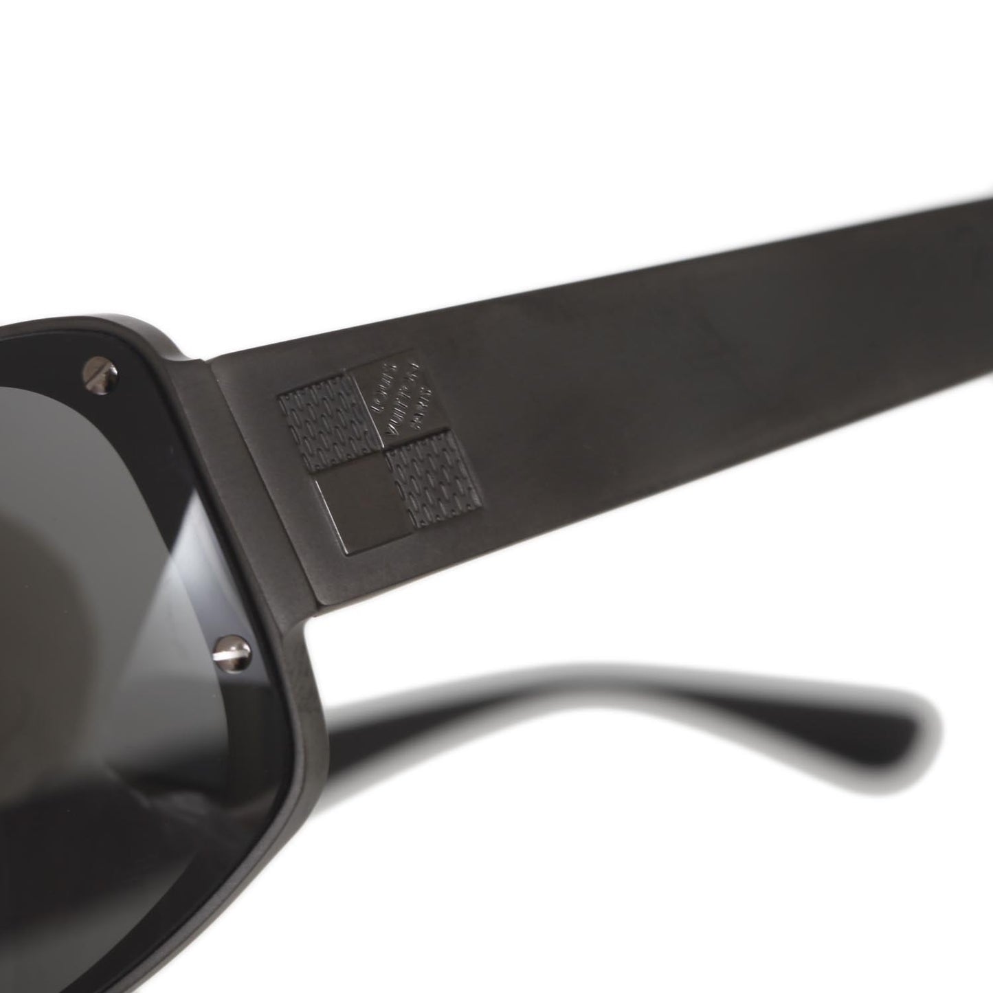 Mens Folding Evasion Sunglasses w Damier Graphite Case