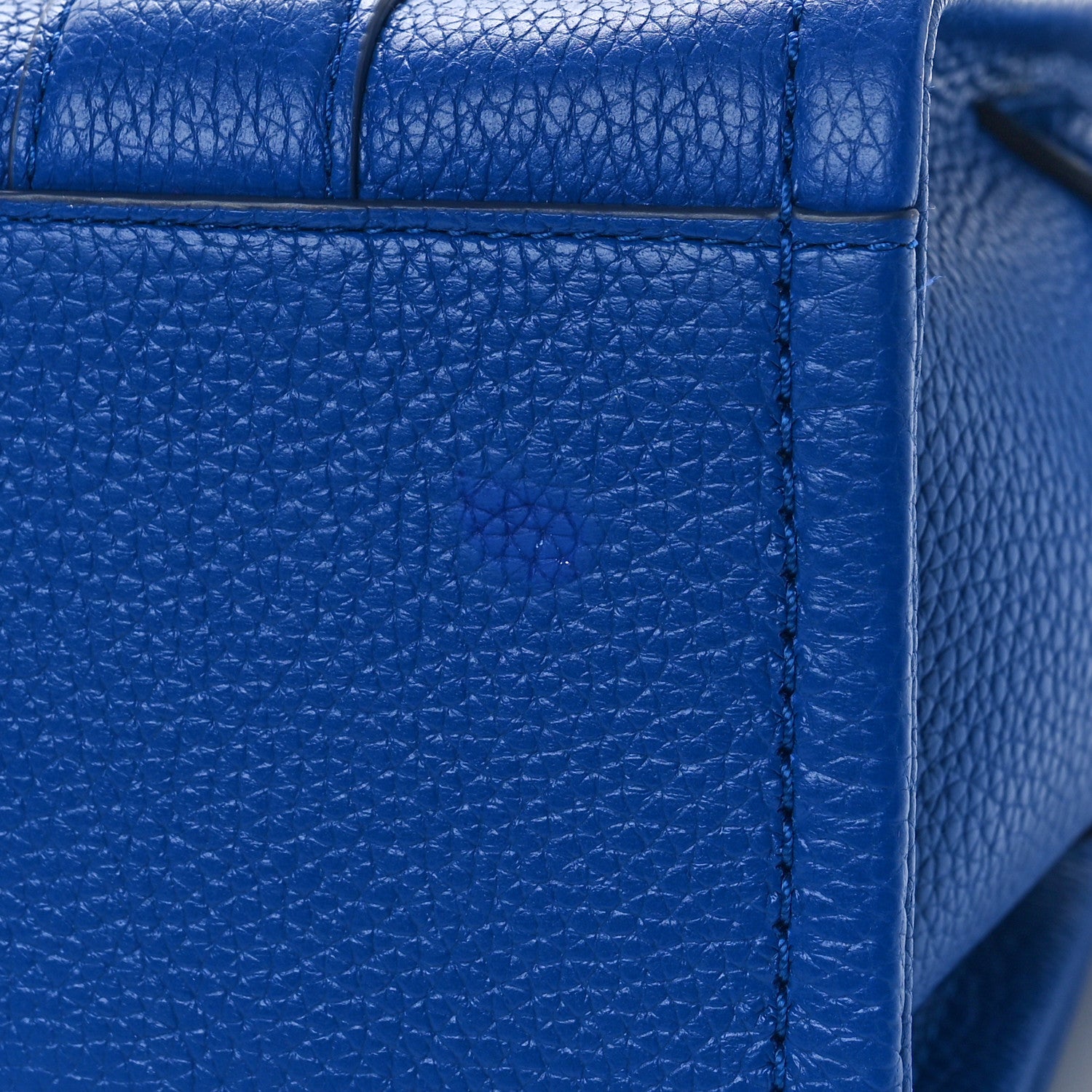 Marc Jacobs Grained Calfskin Small The Tote Bag Cobalt 10 of 10