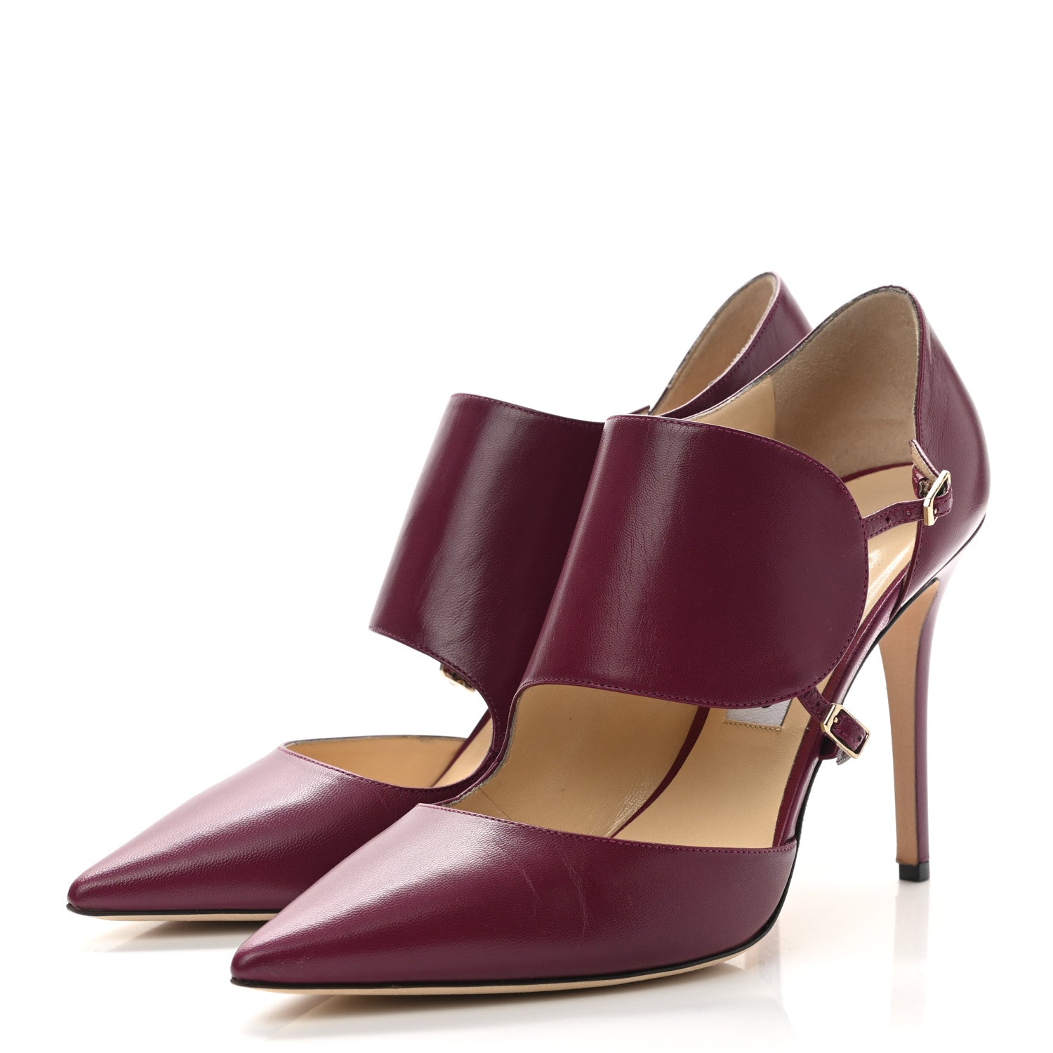 Jimmy Choo Kid Heath Pumps 40 Dark Orchid 3 of 8