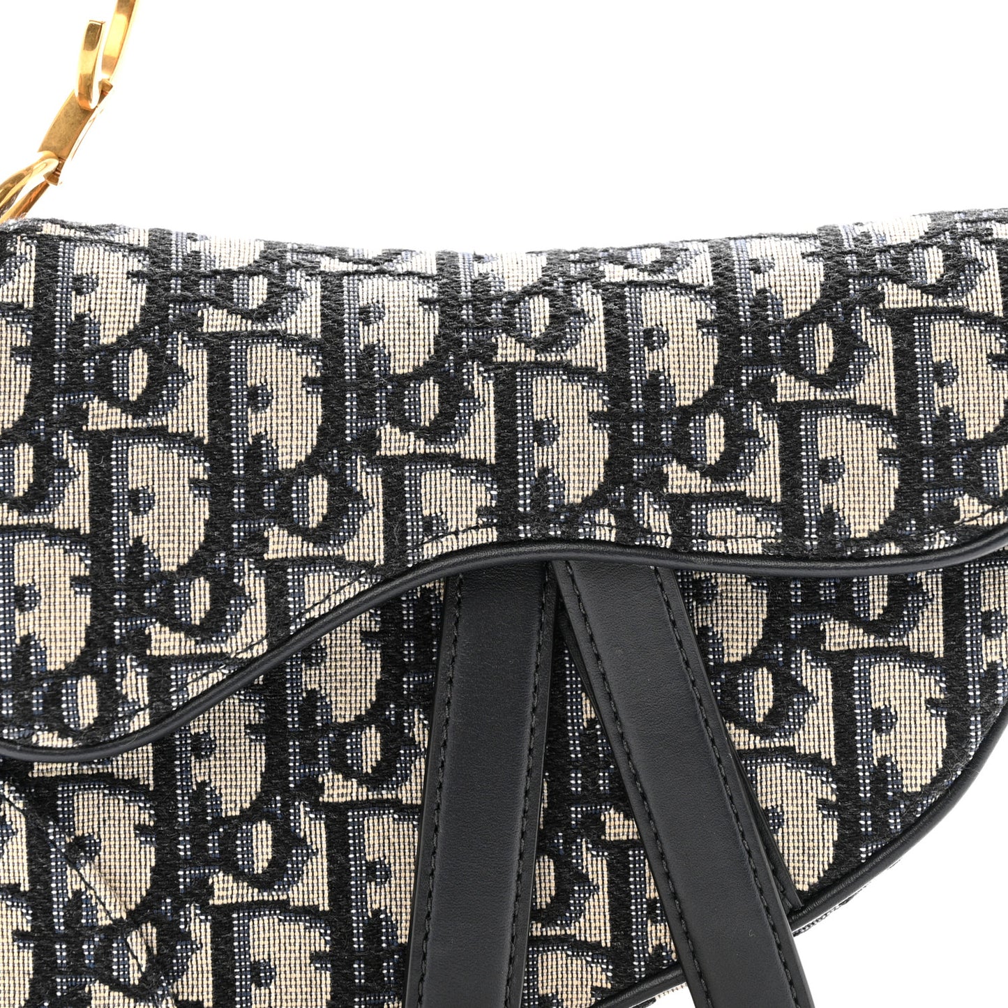 Oblique Mini Saddle Bag Blue