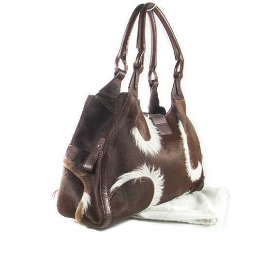 FASHIONPHILE SALVATOREFERRAGAMOHorseHairShoulderBag 3 of 8
