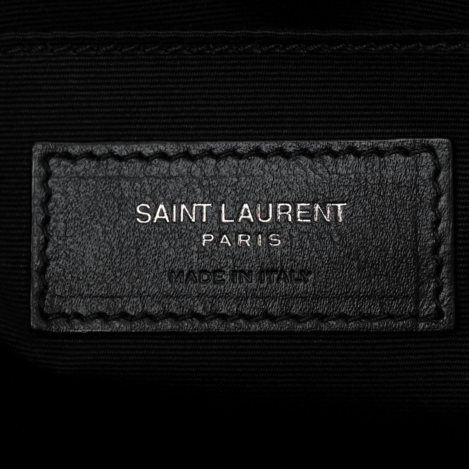 Saint Laurent Calfskin Matelasse Monogram Lou Camera Bag Black 6 of 10