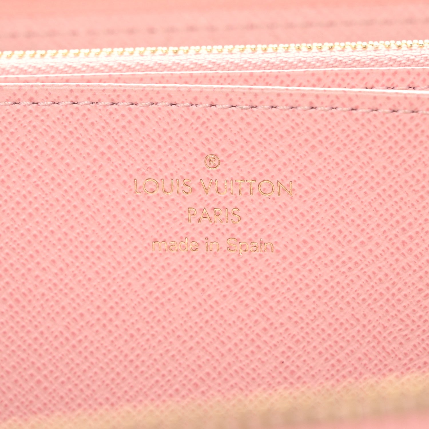 Louis Vuitton Damier Azur Zippy Wallet Rose Ballerine 6 of 9