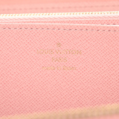 Louis Vuitton Damier Azur Zippy Wallet Rose Ballerine 6 of 9