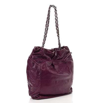 Chanel Caviar 31 Drawstring Tote Purple 3 of 10