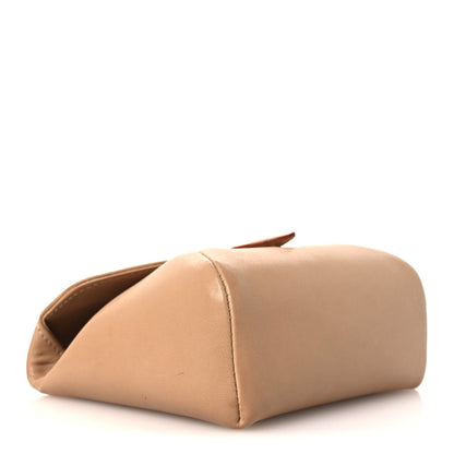 Louis Vuitton Lambskin Pouch Beige 4 of 13