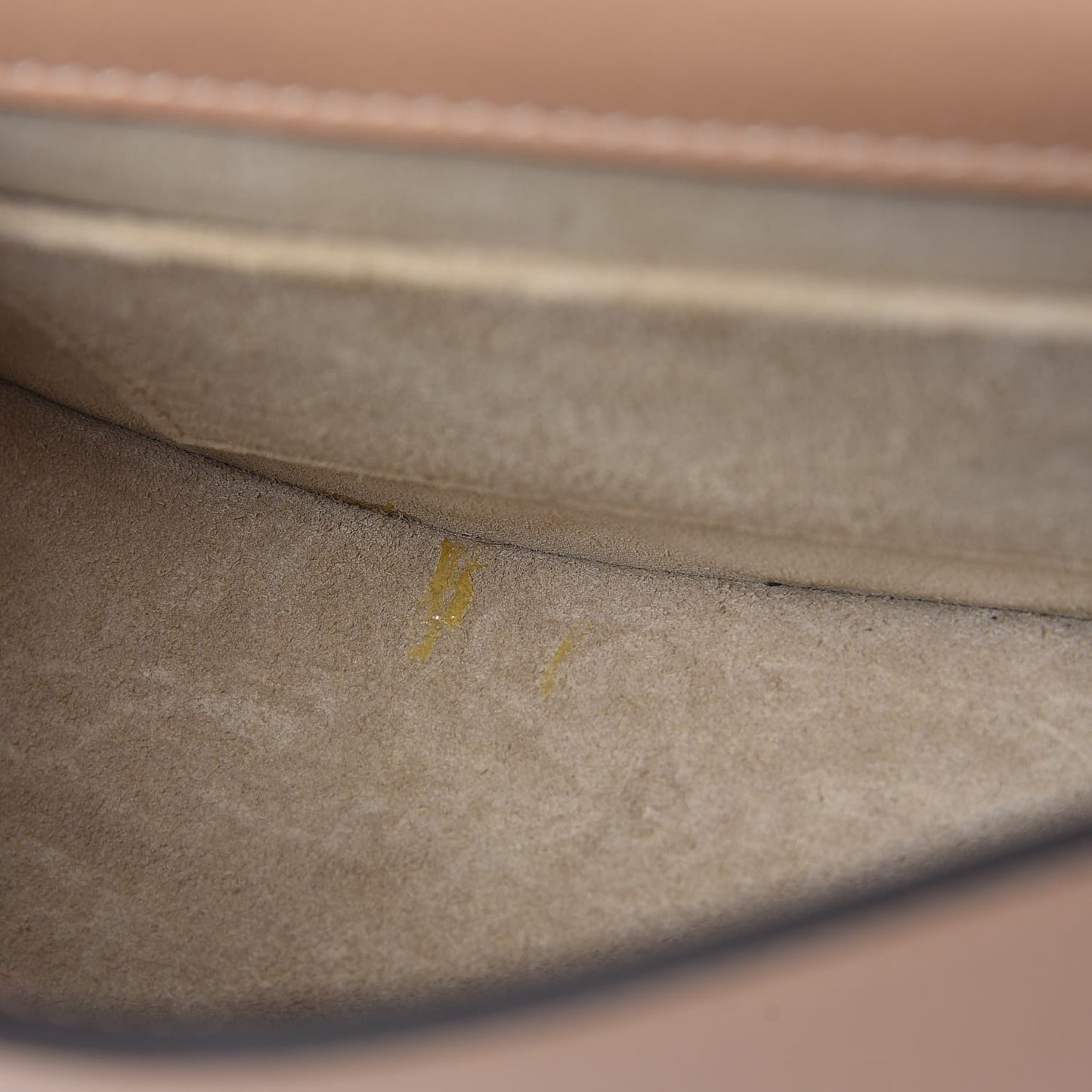 Calfskin Suede Small Nile Bracelet Bag Biscotti Beige