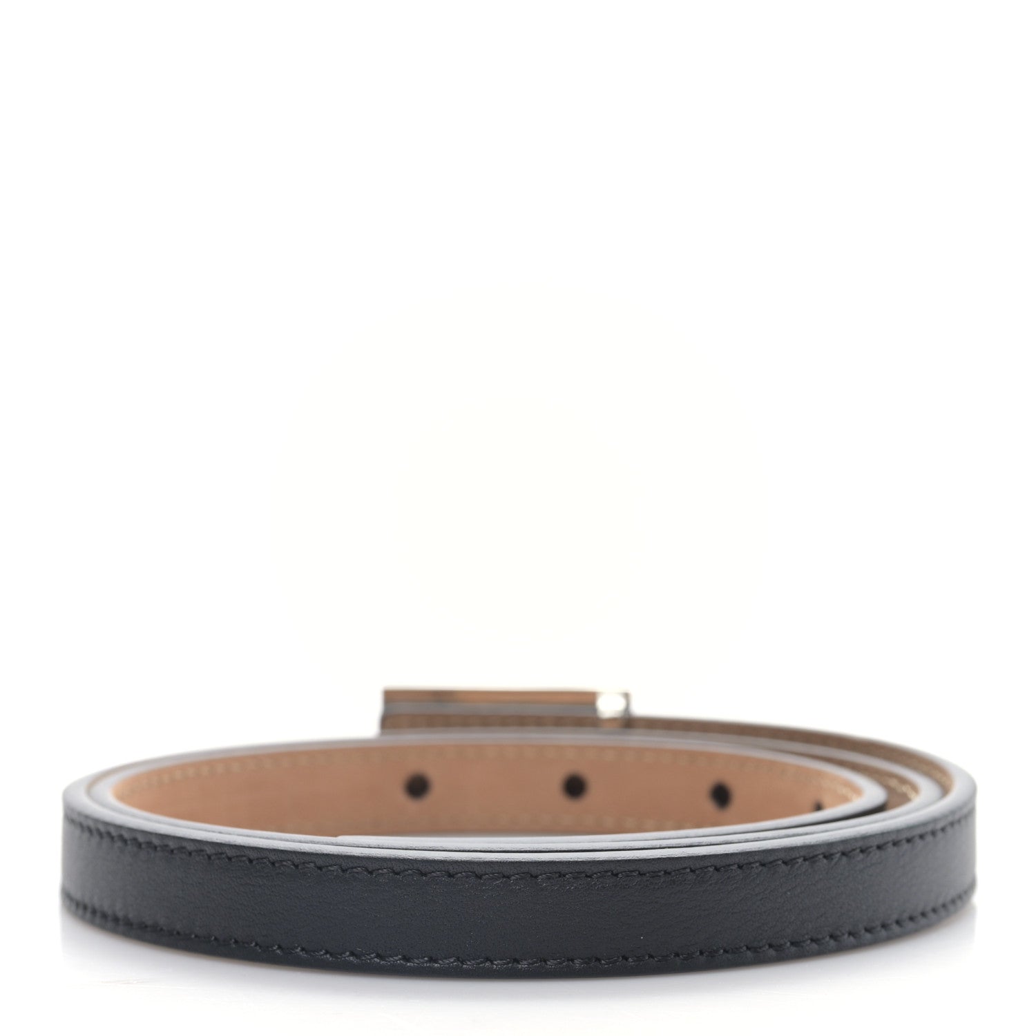 Fendi Calfskin Studded Belt 80 32 Black 2 of 4