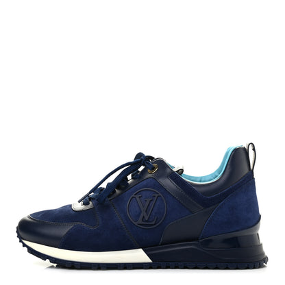 Louis Vuitton Suede Run Away Sneakers 38 Blue 1 of 9