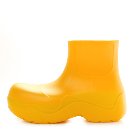 Bottega Veneta Rubber Puddle Ankle Boots 38 Egg Yolk 1 of 12