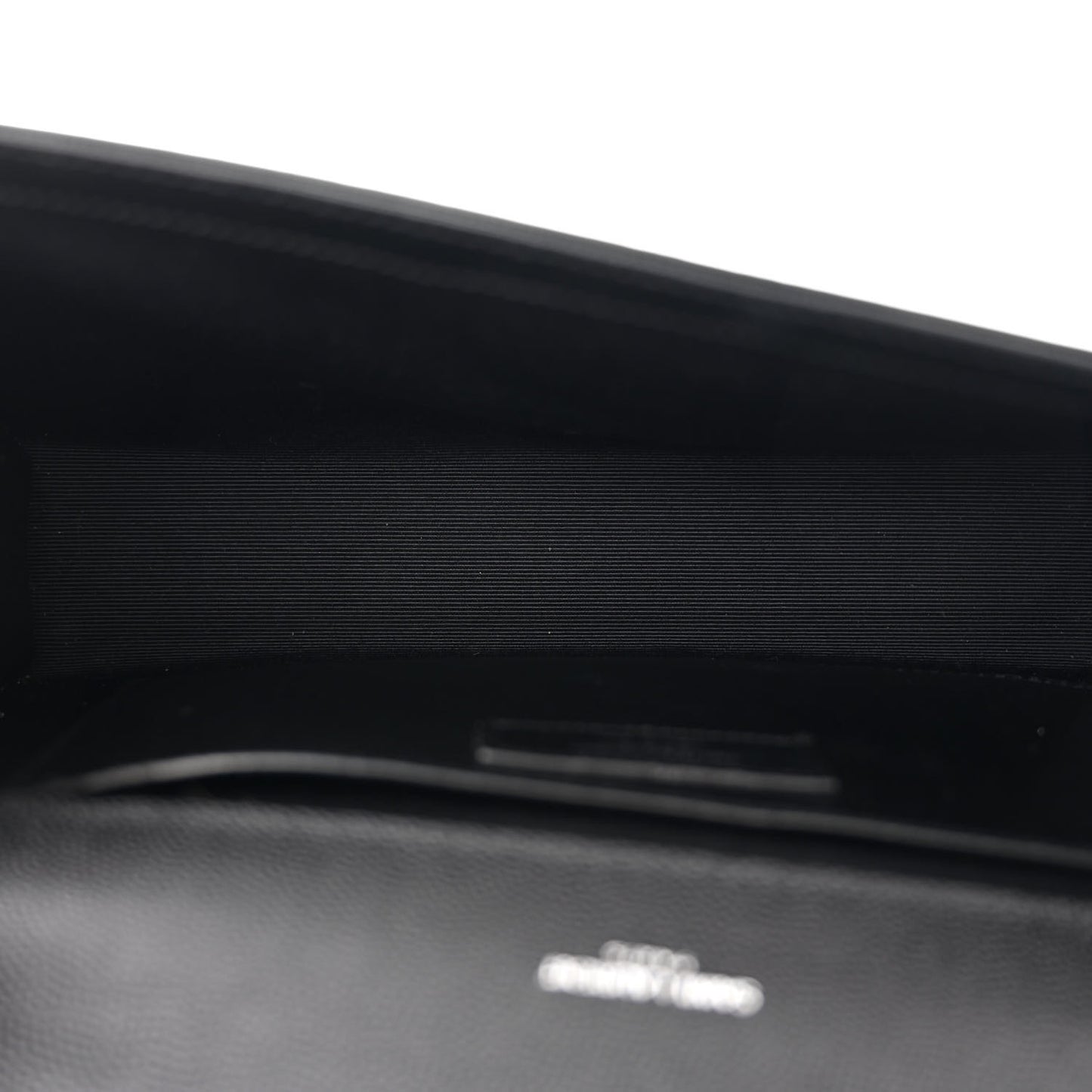 Grain De Poudre Medium Classic Monogram Kate Satchel Black