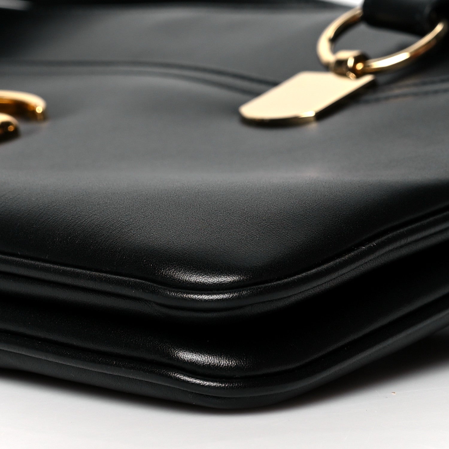 Gucci Vitello Palmellato Lux Large Arli Top Handle Bag Black 11 of 11