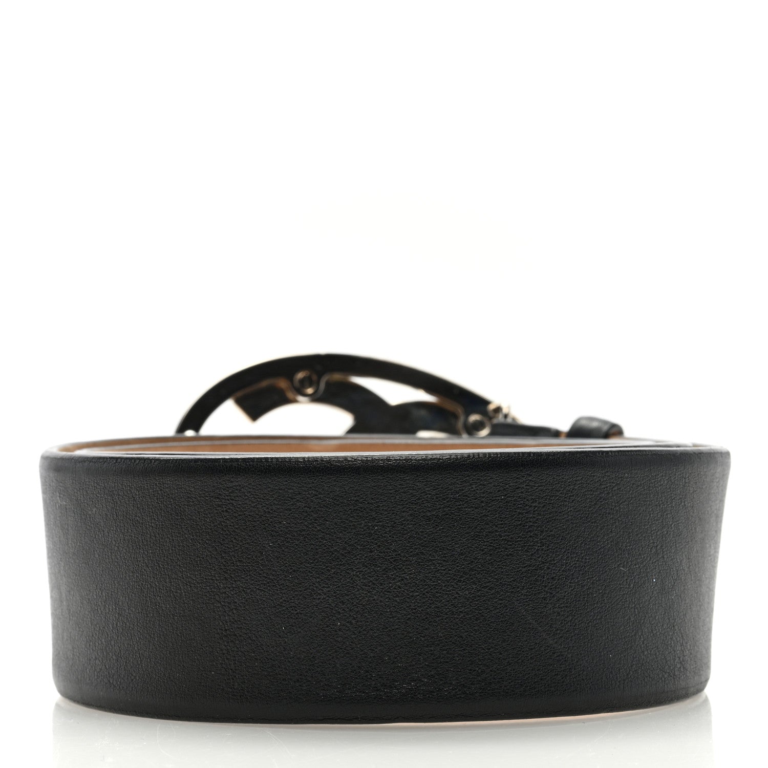 Chanel Calfskin CC Belt 75 30 Black 2 of 4