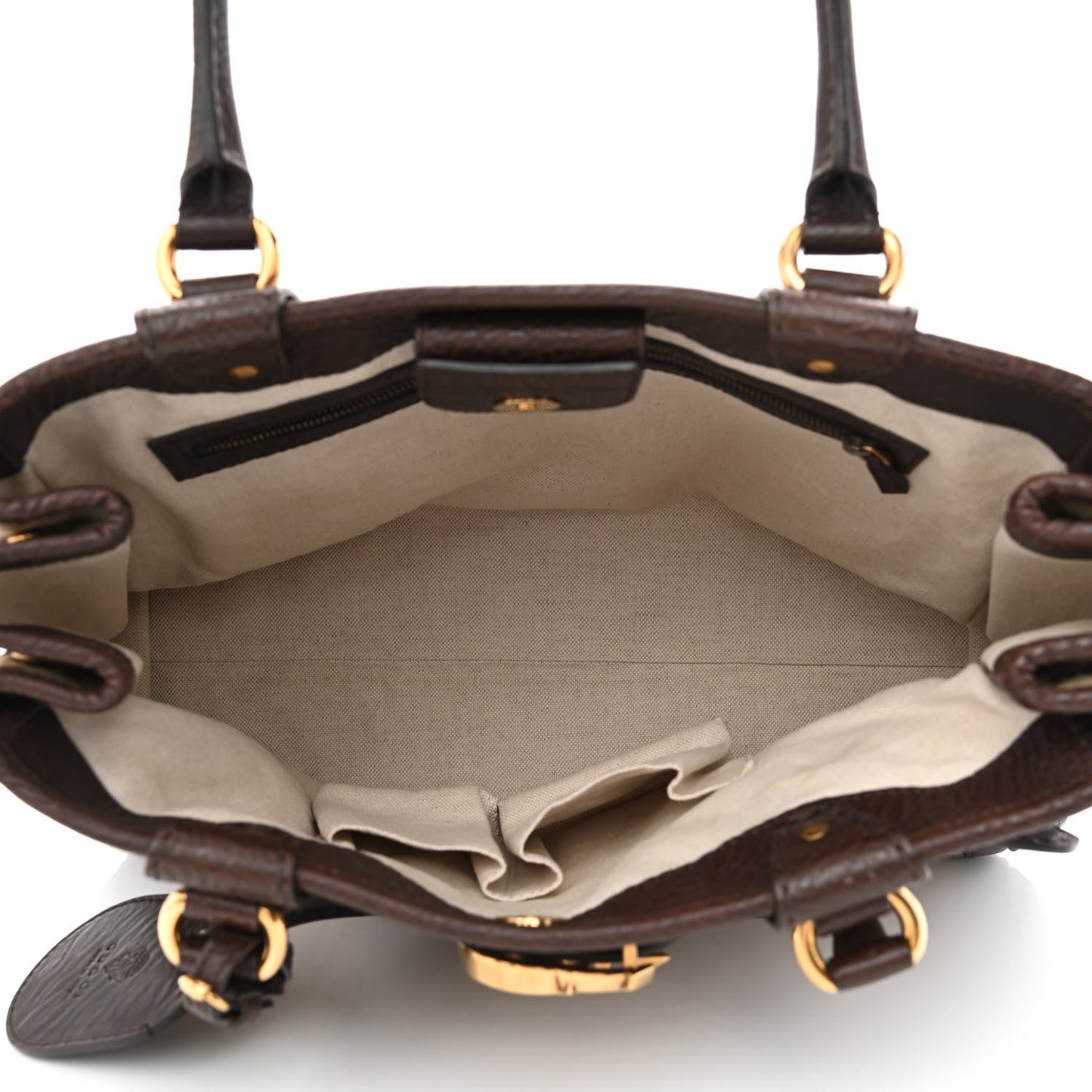 Monogram Medium GG Running Tote Dark Brown
