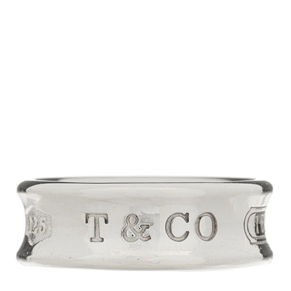 Tiffany Sterling Silver 1837 Band Ring 50 5.5 1 of 6