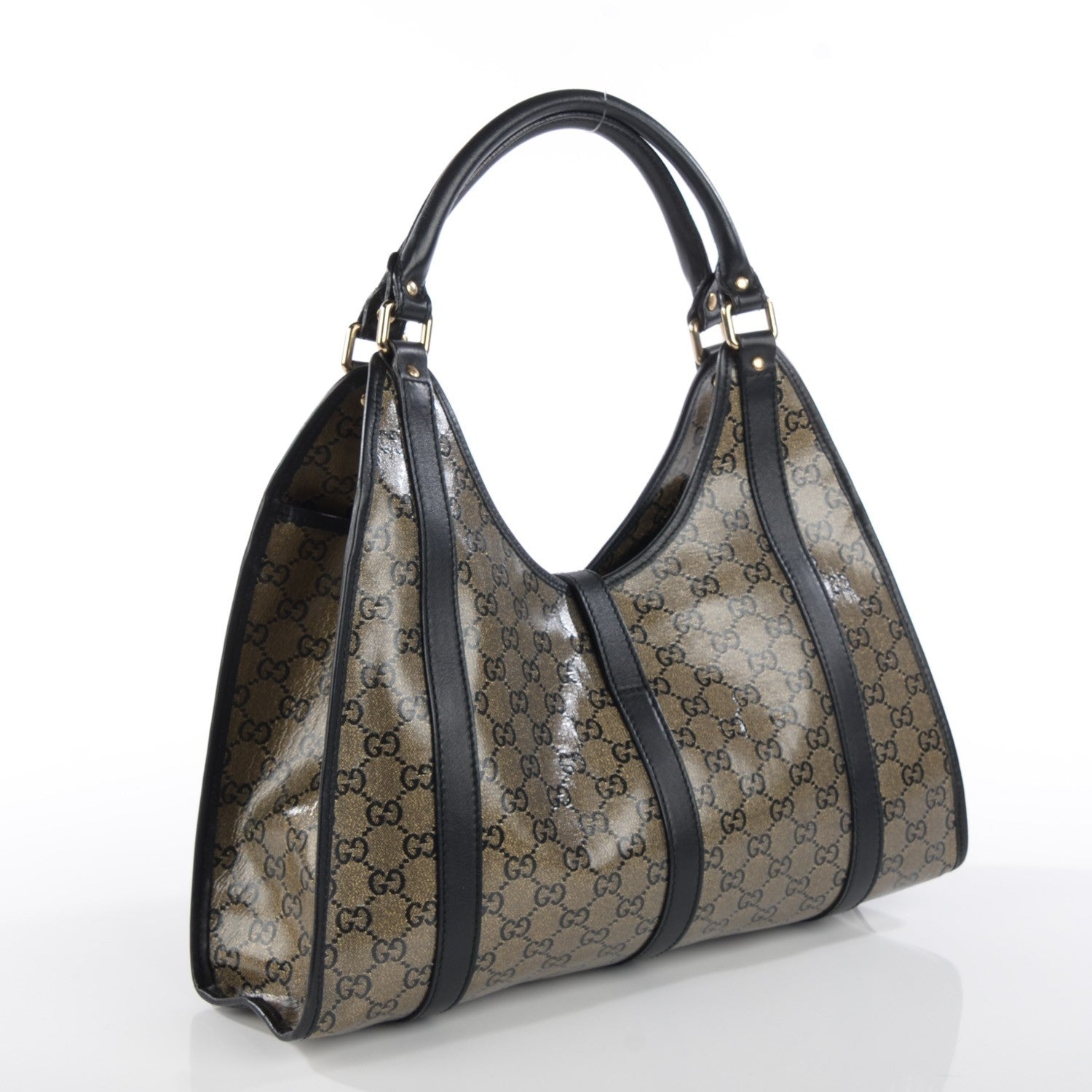 Gucci Crystal Monogram Medium Joy Shoulder Bag Black 3 of 7