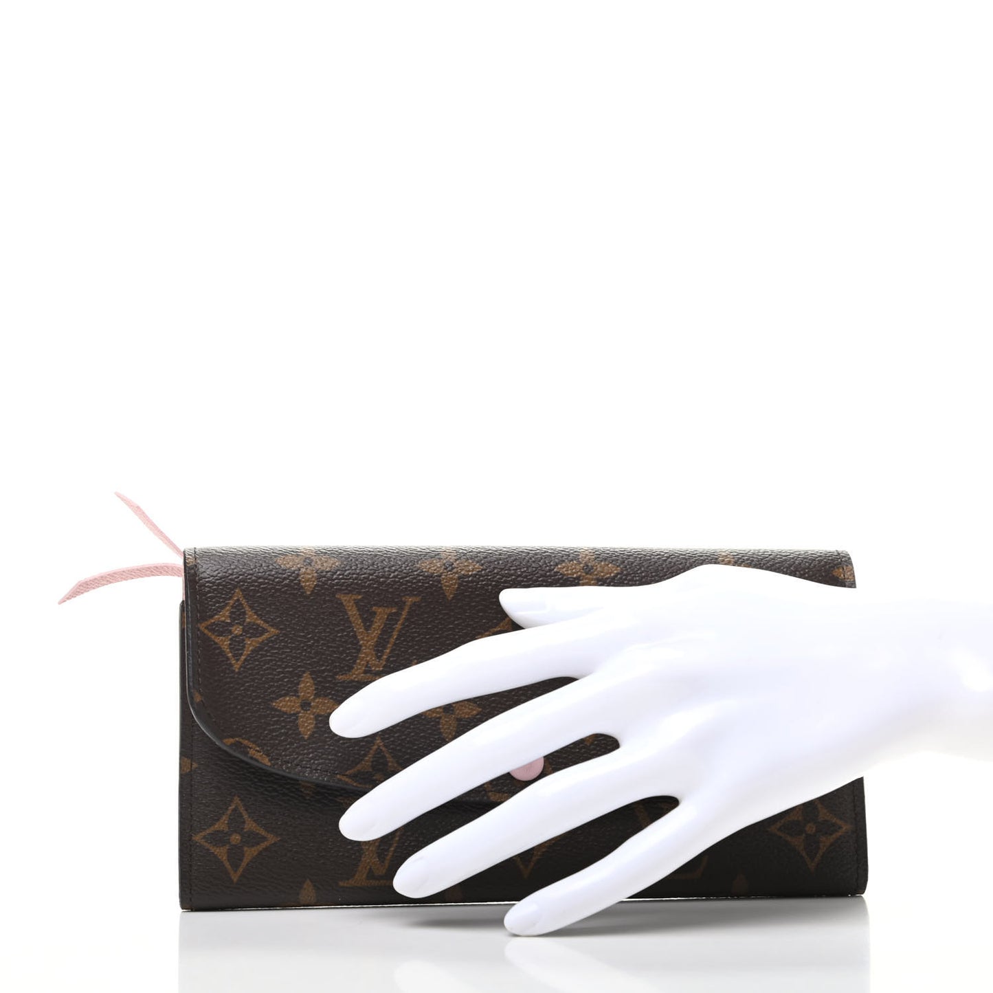 Monogram Emilie Wallet Rose Ballerine